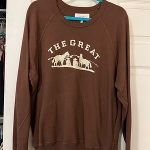 THE GREAT. College Sweatshirt